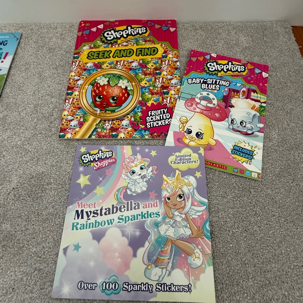 Shopkins Activity Book Set of 3
